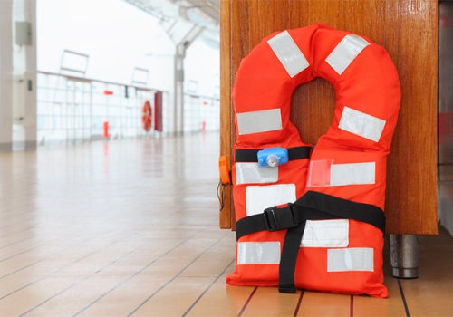 Safety briefings for passengers aboard a lifeboat